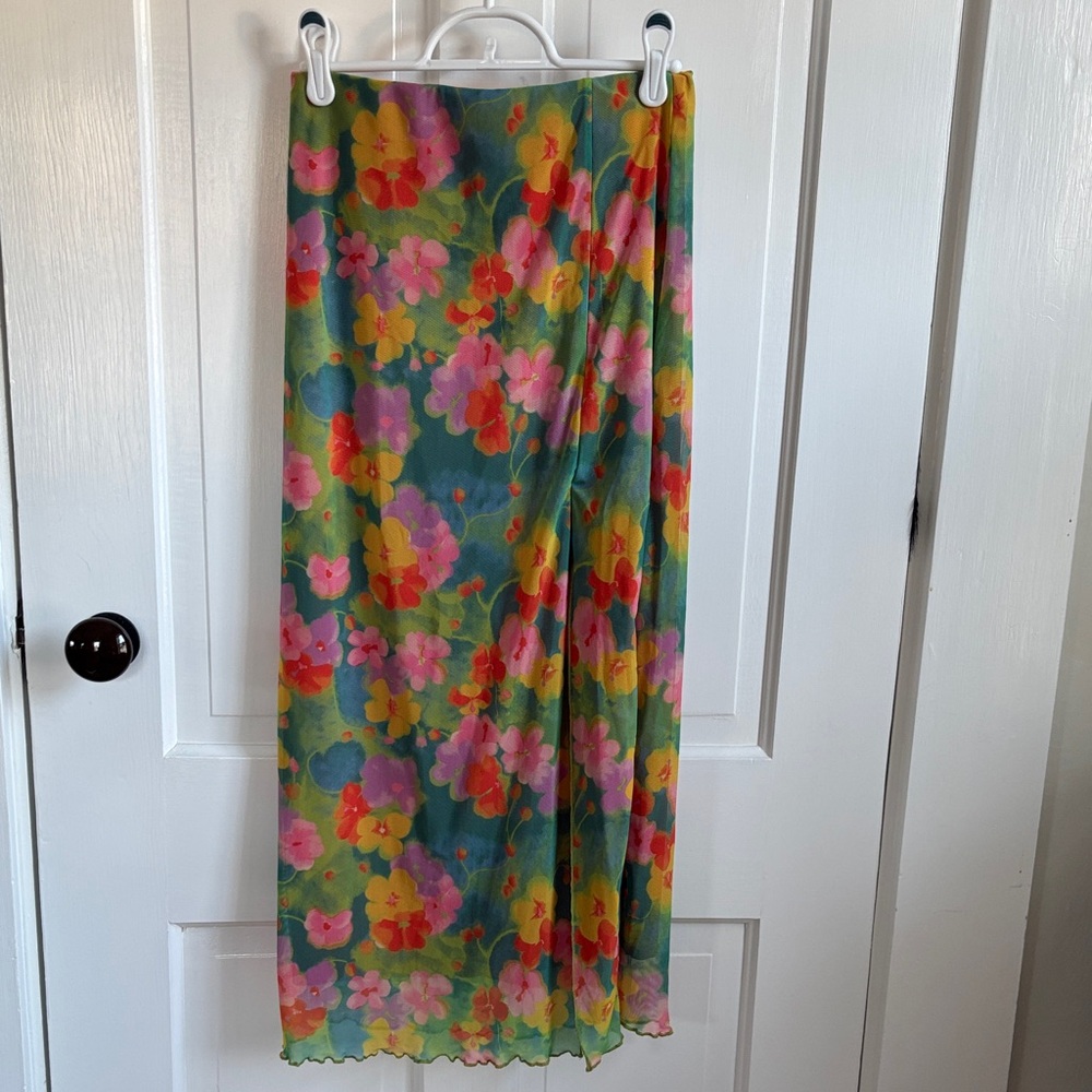 Urban Outfitters Floral Midi Skirt